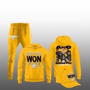 26 Steelers Been There Won That 2025 AFC North Division Champions Hoodie Joggers Hat