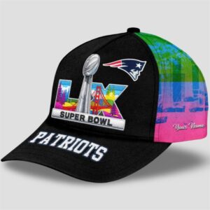 Patriots 2026 SB LX Custom Name Classic Cap 1