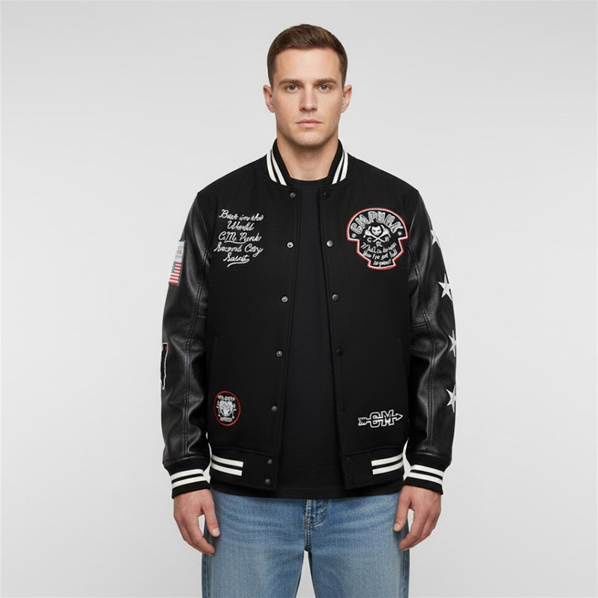 Brock Lesnar Guy CM Punk Best In The World Jacket 3 Brock Lesnar Guy CM Punk Best In The World Jacket 3