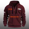 Broncos EST 1959 Quarter Zip Hoodie 2