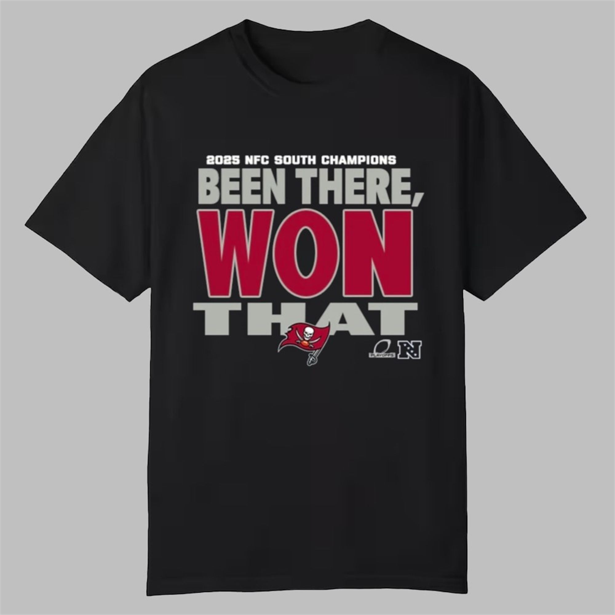 Buccaneers 2025 NFC South Champions Been There Won That Shirt 1 Buccaneers 2025 NFC South Champions Been There Won That Shirt 0 0