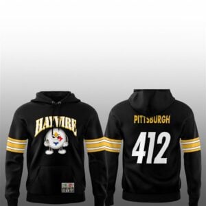 5 Steelers Haywire 412 PA Night Tour Hoodie