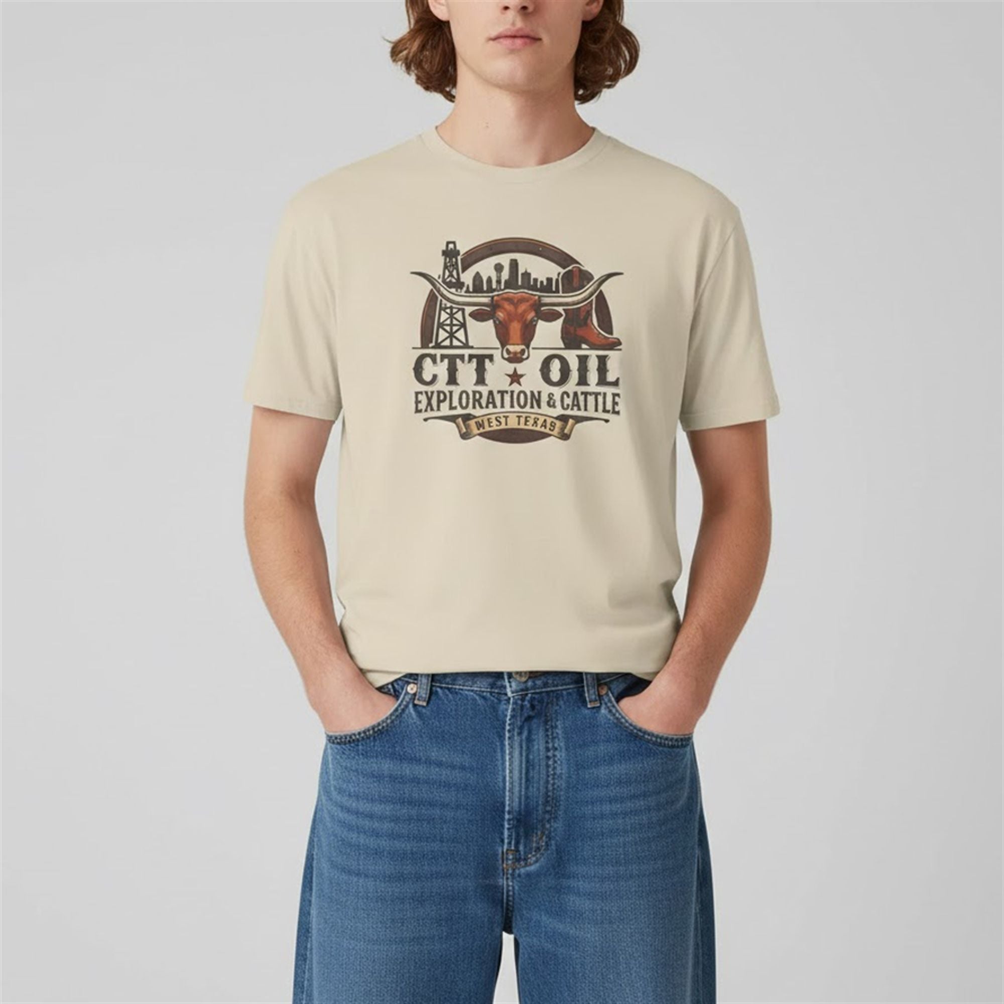CTT Oil Exploration and Cattle Shirt 3 CTT Oil Exploration and Cattle Shirt 3