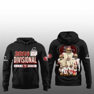0 SF 49ers 2026 Divisional Round Hoodie