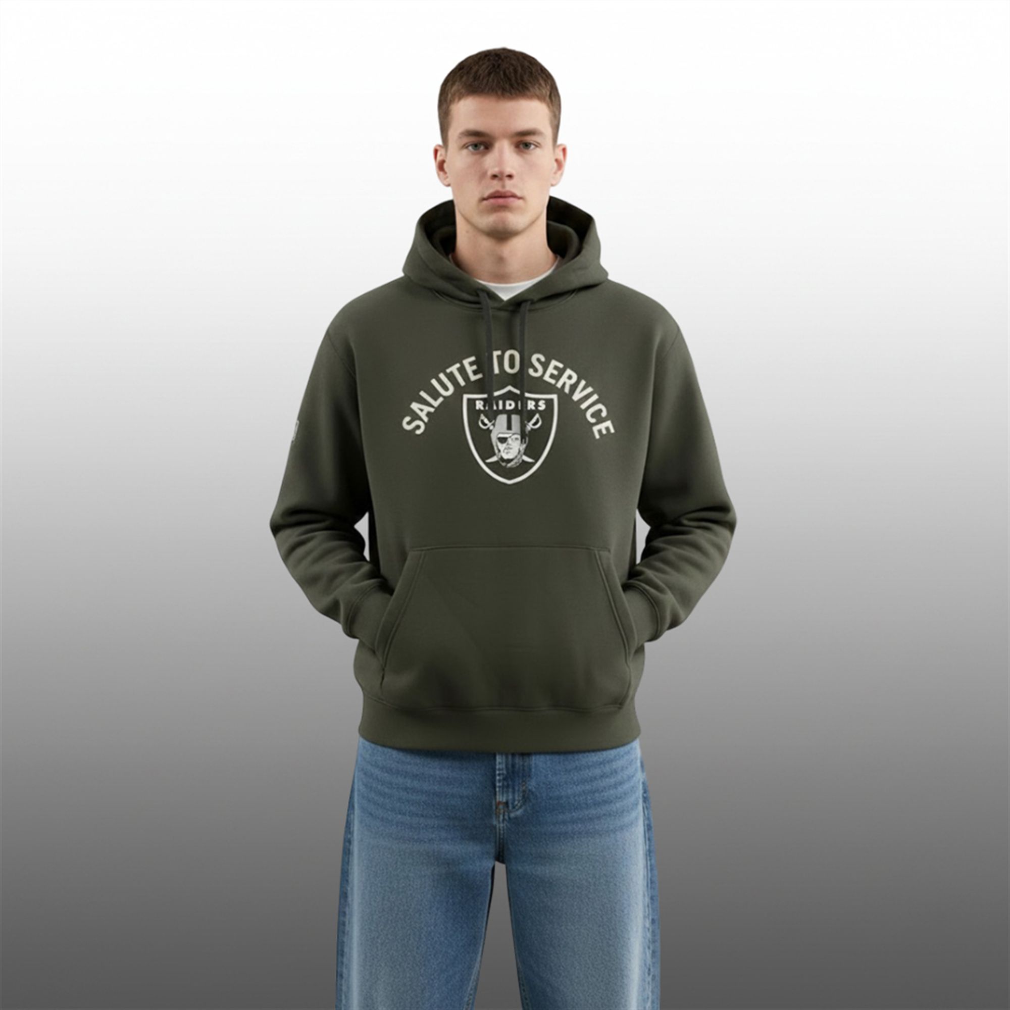 Coach Pete Carroll Raiders Salute to Service Hoodie 4 Coach Pete Carroll Raiders Salute to Service Hoodie 3
