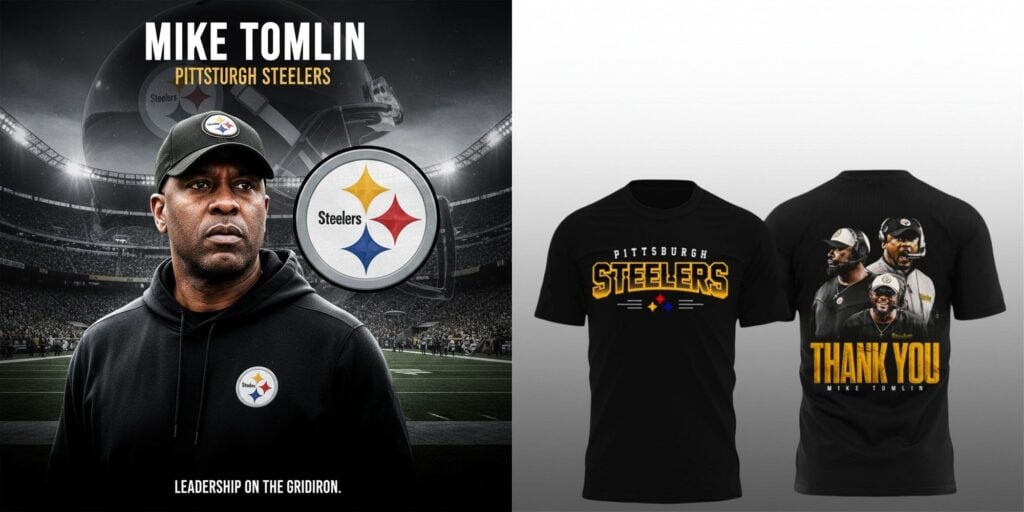 Eternal Gratitude Honoring Steelers Legend Mike Tomlin with Iconic Apparel