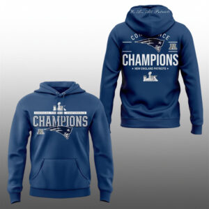 10 2026 Patriots AFC Champions We Are All Patriots Hoodie