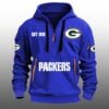 GB Packers EST 1919 Quarter Zip Hoodie