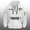 GB Packers EST 1919 Quarter Zip Hoodie 4