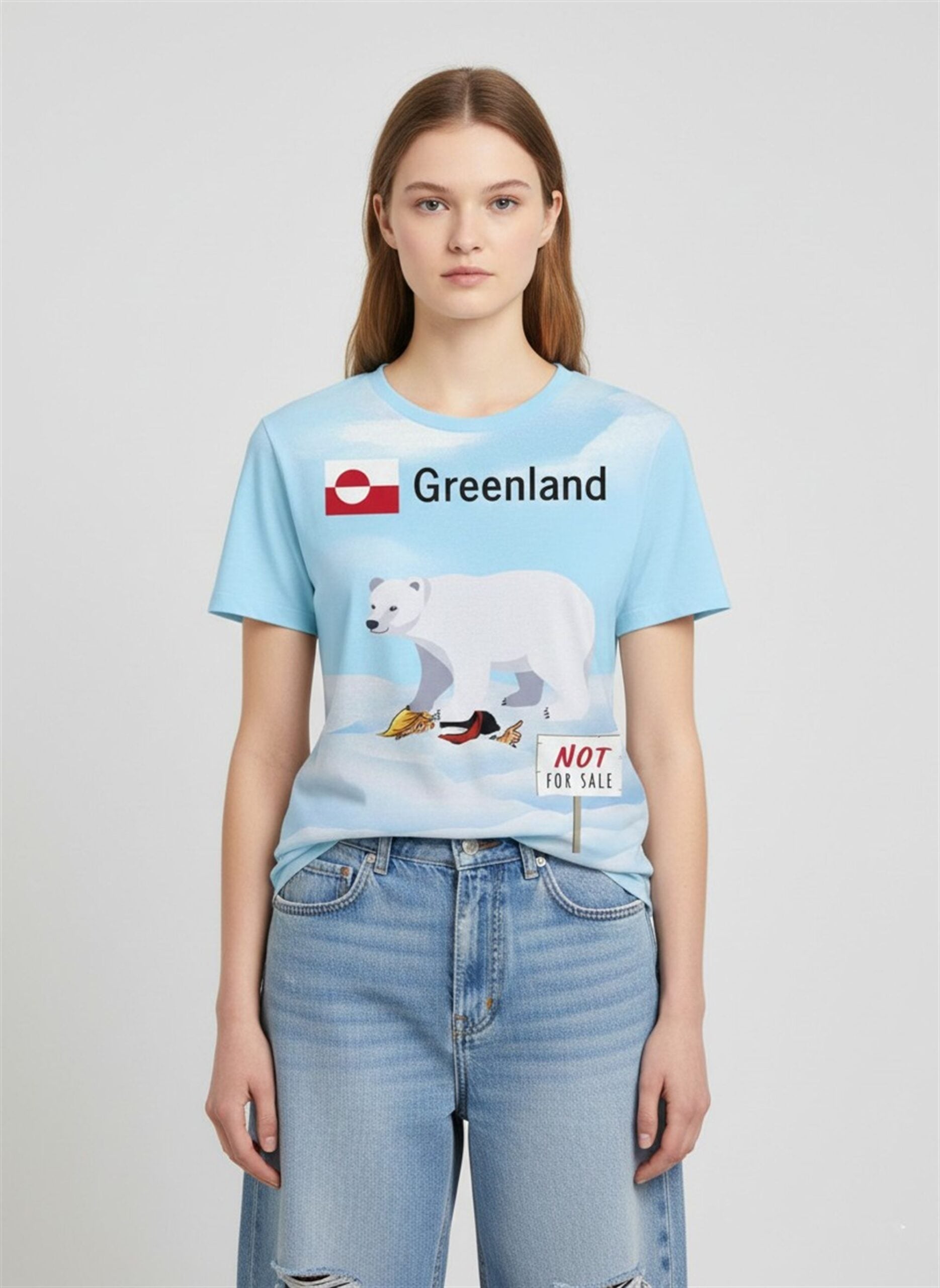 Greenland Not For Sale Polar Bear Shirt 2 Greenland Not For Sale Polar Bear Shirt 2