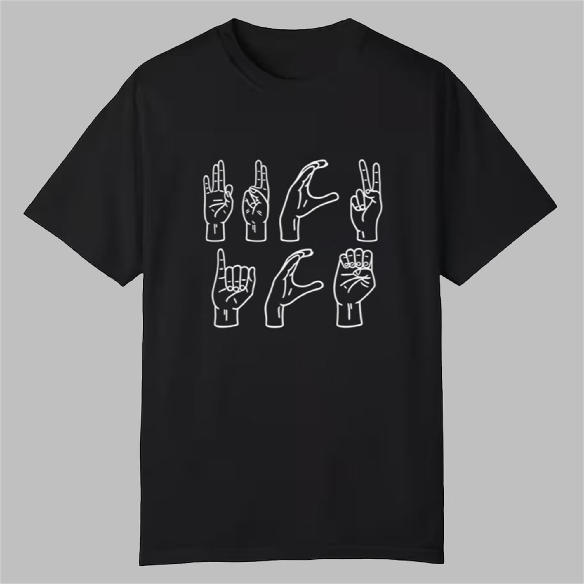 Hand Sign Language Fuck ICE Shirt 1 Hand Sign Language Fuck ICE Shirt 0 0