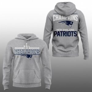 7 2026 NE Patriots AFC Champions Locker Room Hoodie