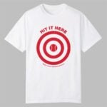 Hit It Here Target Baseball Shirt