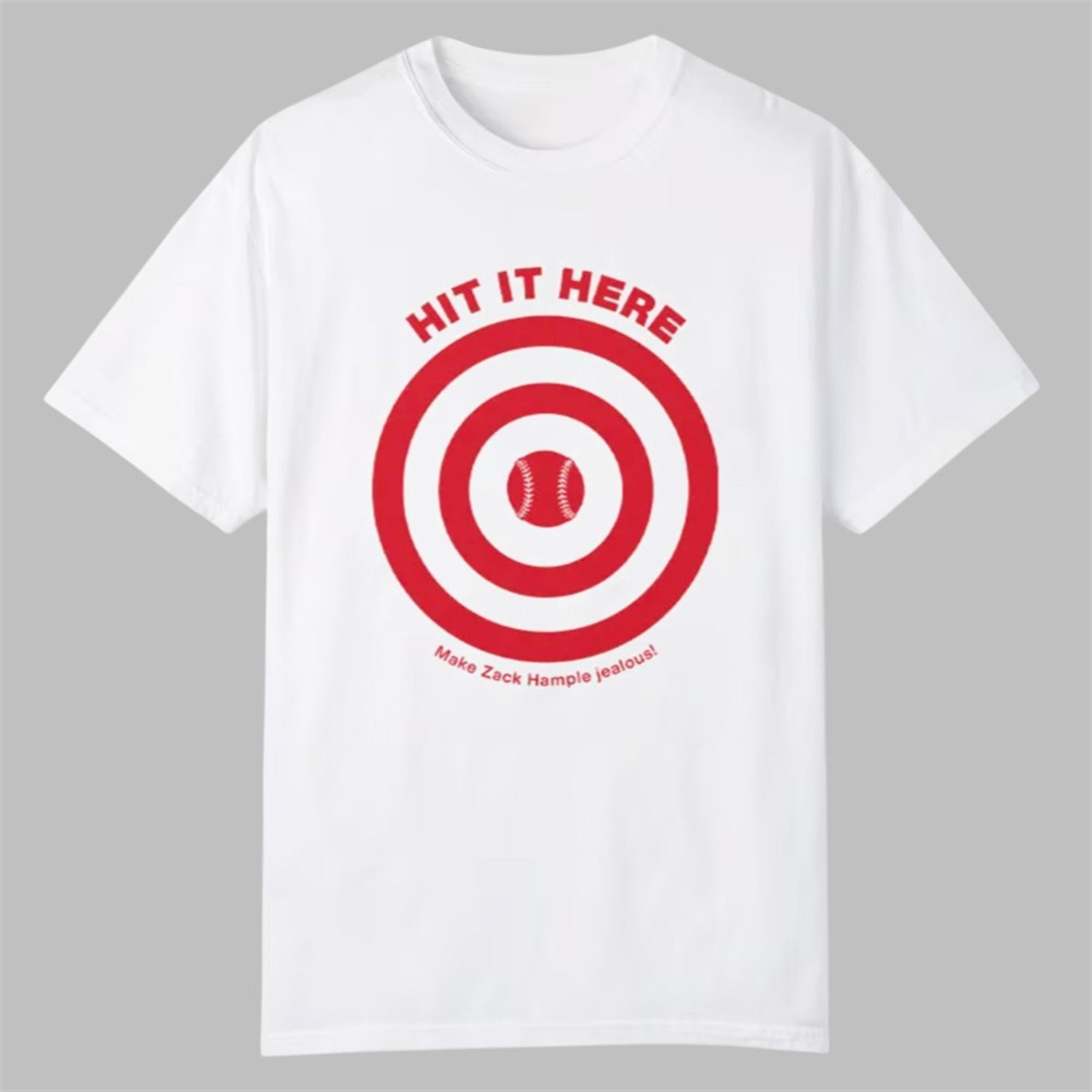 Hit It Here Target Baseball Shirt 1 Hit It Here Target Baseball Shirt 0 0