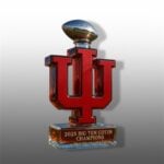 Hoosiers 2025 Big Ten Champions A Tribute To Greatness Whiskey Bottle
