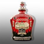 Hoosiers 2025 Big Ten Football Champions Go Hoosiers Whiskey Bottle