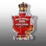 Hoosiers 2026 College Football National Champions Whiskey Bottle