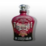 Hoosiers Big Ten Champions 2025 A Perfect Run Whiskey Bottle