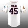 Houston Astros Tatsuya Imai 45 Home Jersey 6 Houston Astros Tatsuya Imai 45 Home Jersey 00