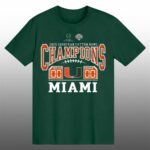 Hurricanes 2025 Goodyear Cotton Bowl Champions Score Shirt
