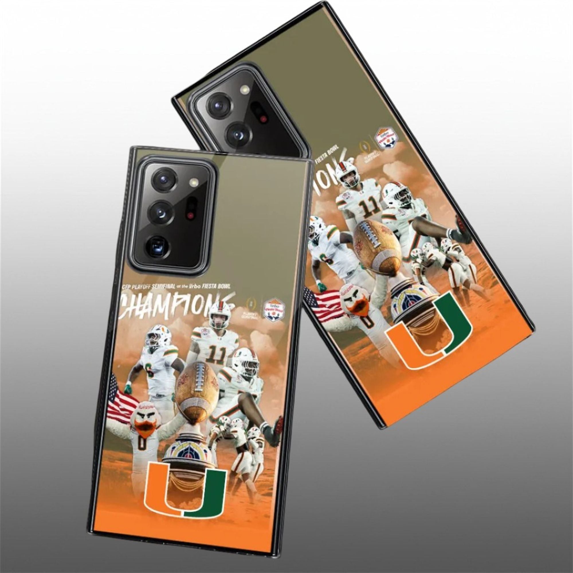 Hurricanes CFP Playoff Semifinal At The Vrbo Fiesta Bowl Champions Phone Case 2 Hurricanes CFP Playoff Semifinal At The Vrbo Fiesta Bowl Champions Phone Case 2