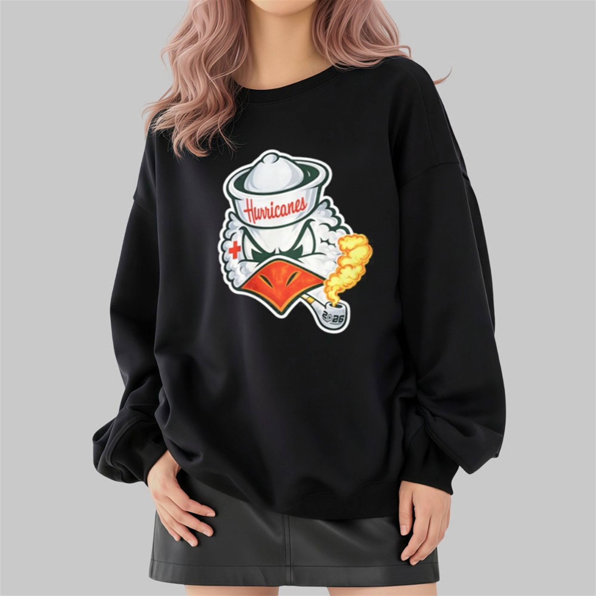 Hurrucanes Sebastian Gold Smoke 2026 Shirt 5 Hurrucanes Gold Smoke 2026 Sweatshirt