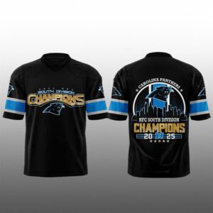 Panthers 2025 NFC South Division Champions Football Jersey 1