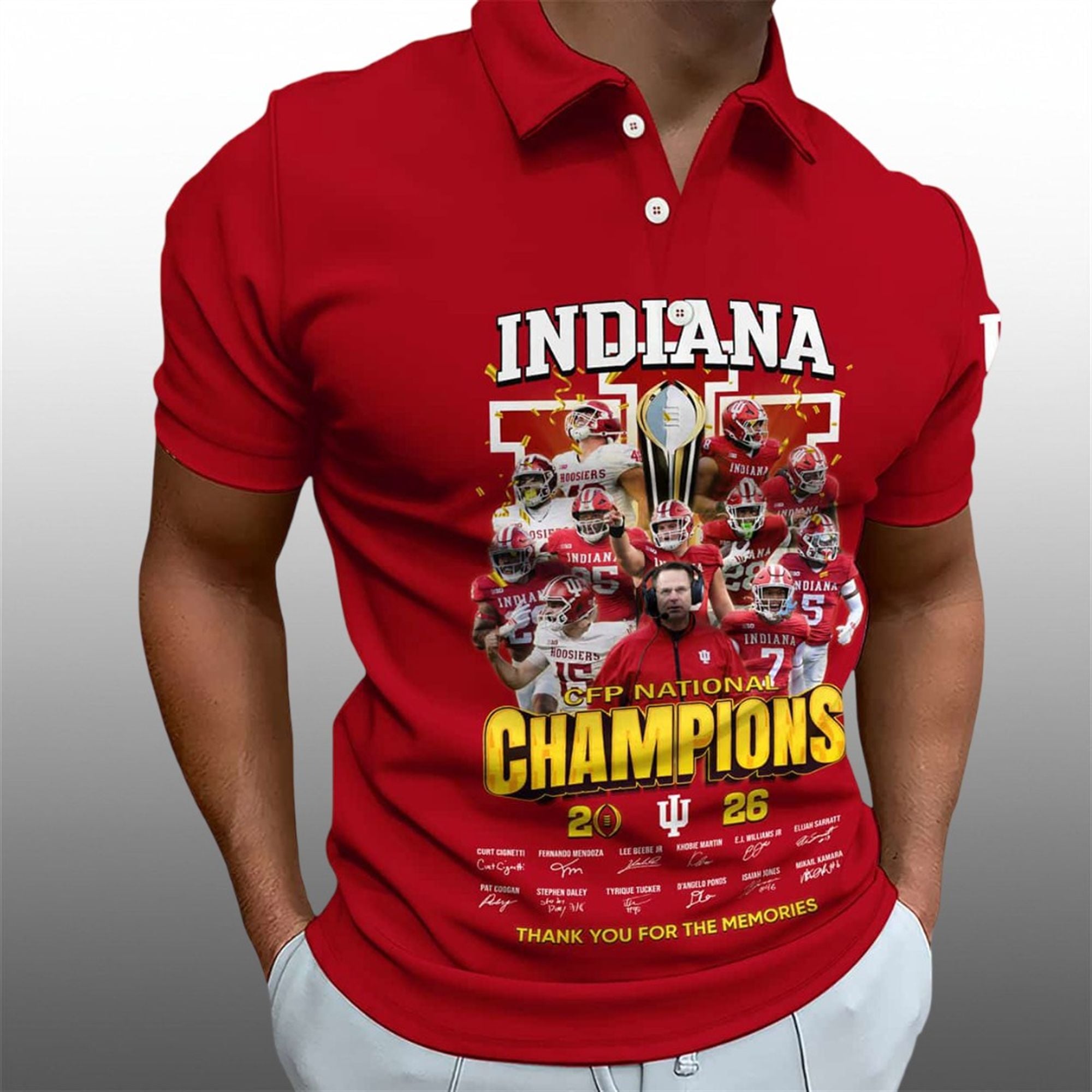 Indiana CFP National Champions 2026 Polo Shirt 1 Indiana CFP National Champions 2026 Polo Shirt 1