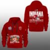 Indiana Football 2026 Chick fil A Peach Bowl Champions Quarter Zip Hoodie 1