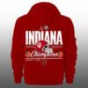 Indiana Football 2026 Chick fil A Peach Bowl Champions Quarter Zip Hoodie 3