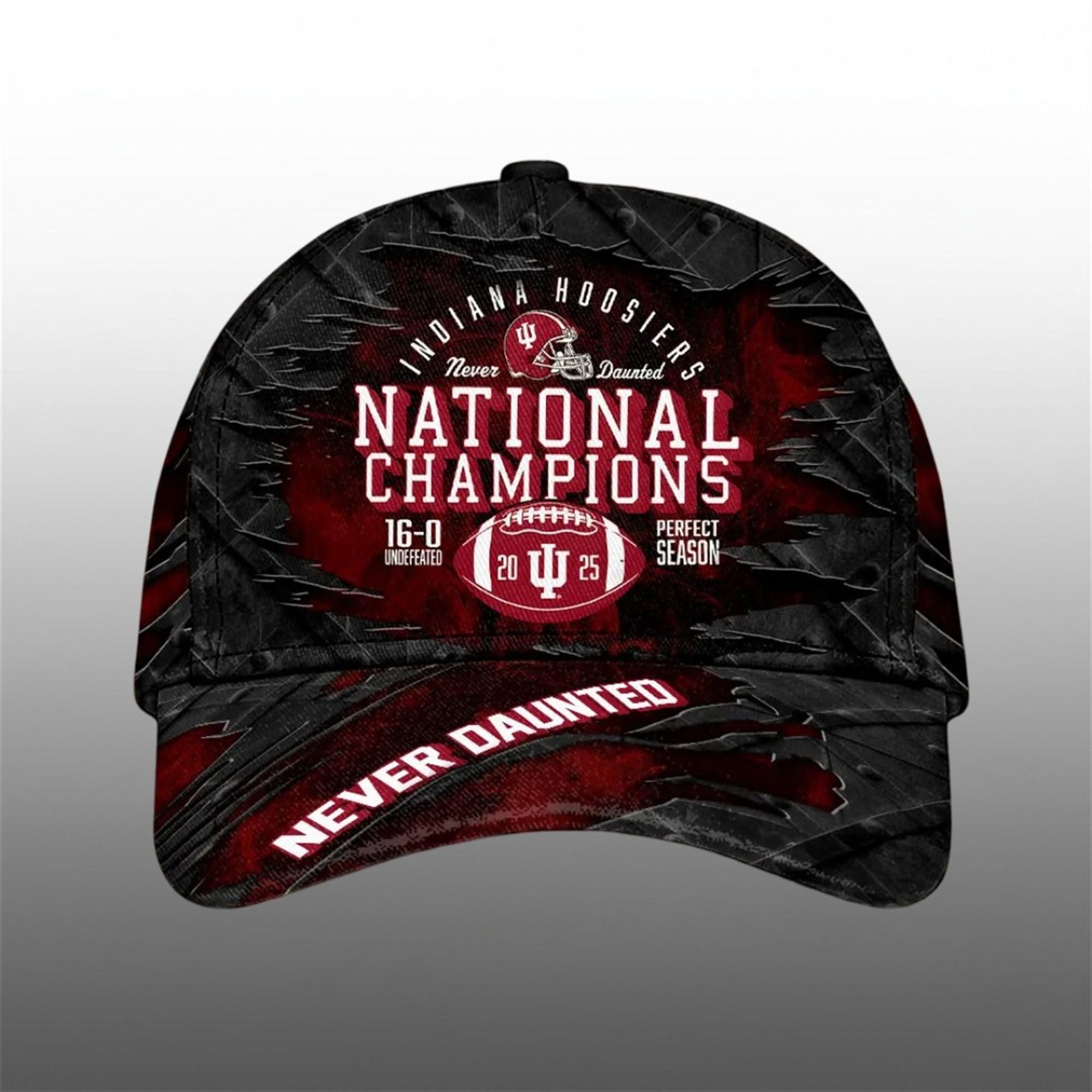 Indiana Hoosiers Football 2025 National Champions Cap 2 Indiana Hoosiers Football 2025 National Champions Cap HOATT15811
