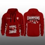 Indiana Hoosiers National Champions 2026 Quarter Zip Hoodie