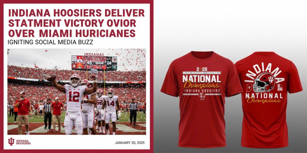 Indiana Hoosiers’ Perfect Finish 2026 National Champions Legacy Shirt