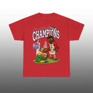 Indiana Hoosiers 2026 CFP Peach Bowl Champions Shirt 1