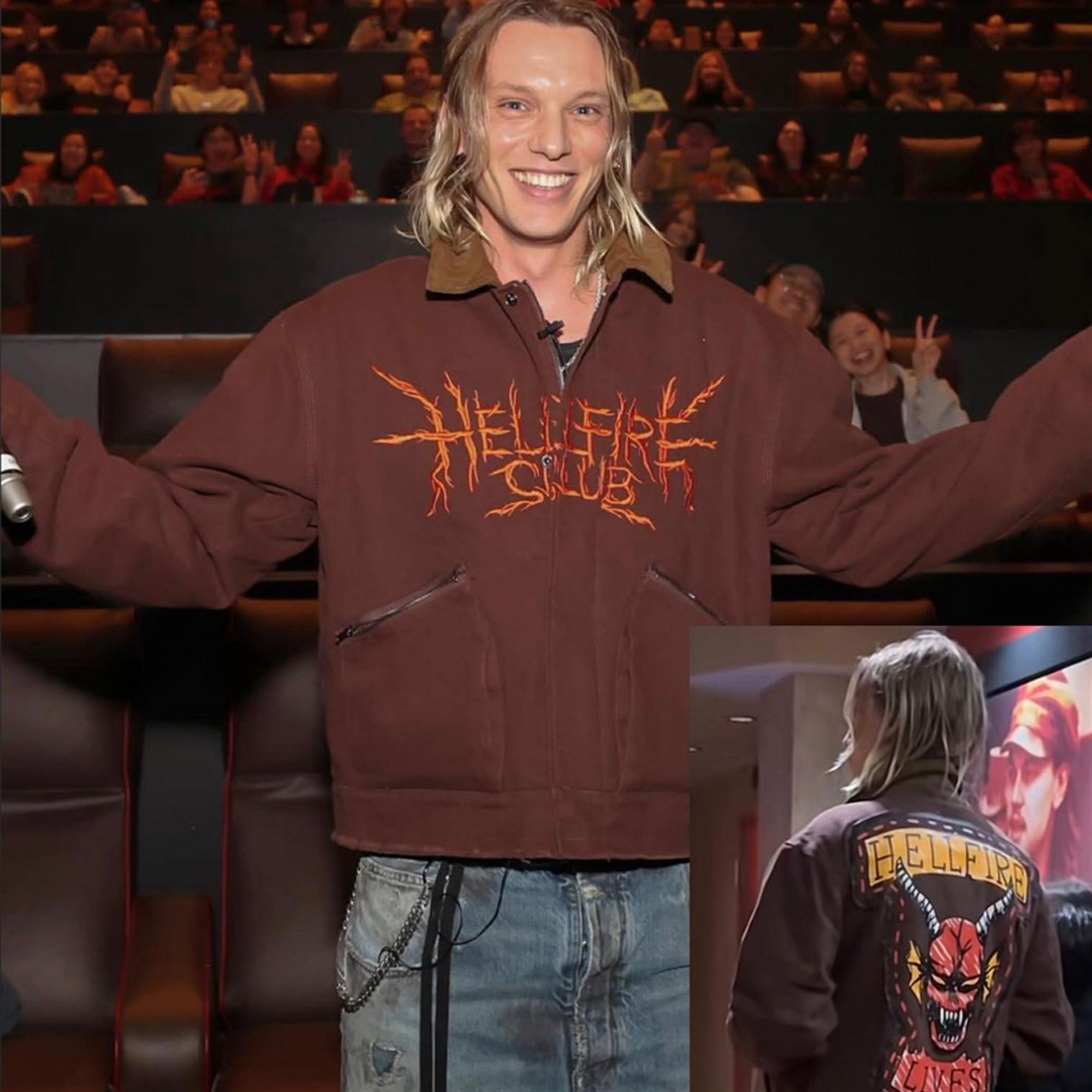 Jamie Campbell Bower Stranger Thing HellFire Lives Jacket 5 Jamie Campbell Bower Stranger Thing HellFire Lives Jacket 5