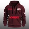 KC Chiefs EST 1963 Quarter Zip Hoodie