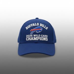 Bills 2025 WIld Card Champions Hat 1