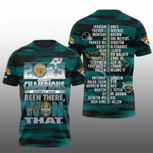 17 Jaguars AFC South Champions Been There Won That 2025 Shirt