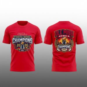 Ole Miss Vrbo Fiesta Bowl Champion 2026 Shirt 1