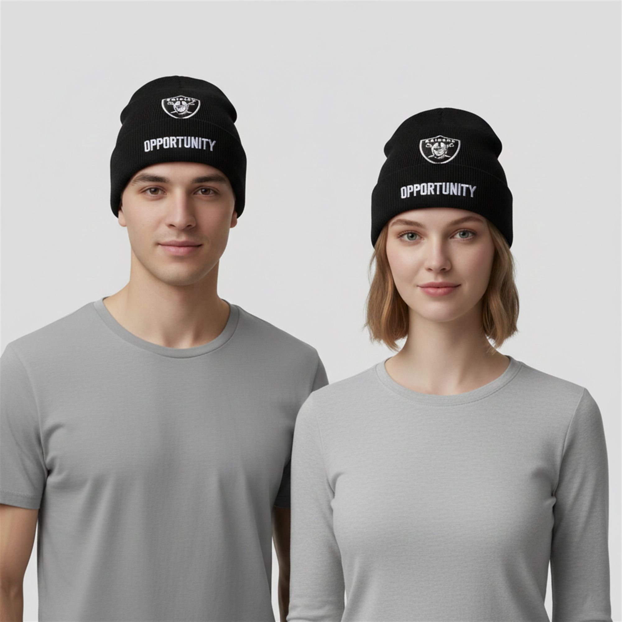 LA Raiders Opportunity Beanie Hat 1 9 LA Raiders Opportunity Beanie Hat 1 9