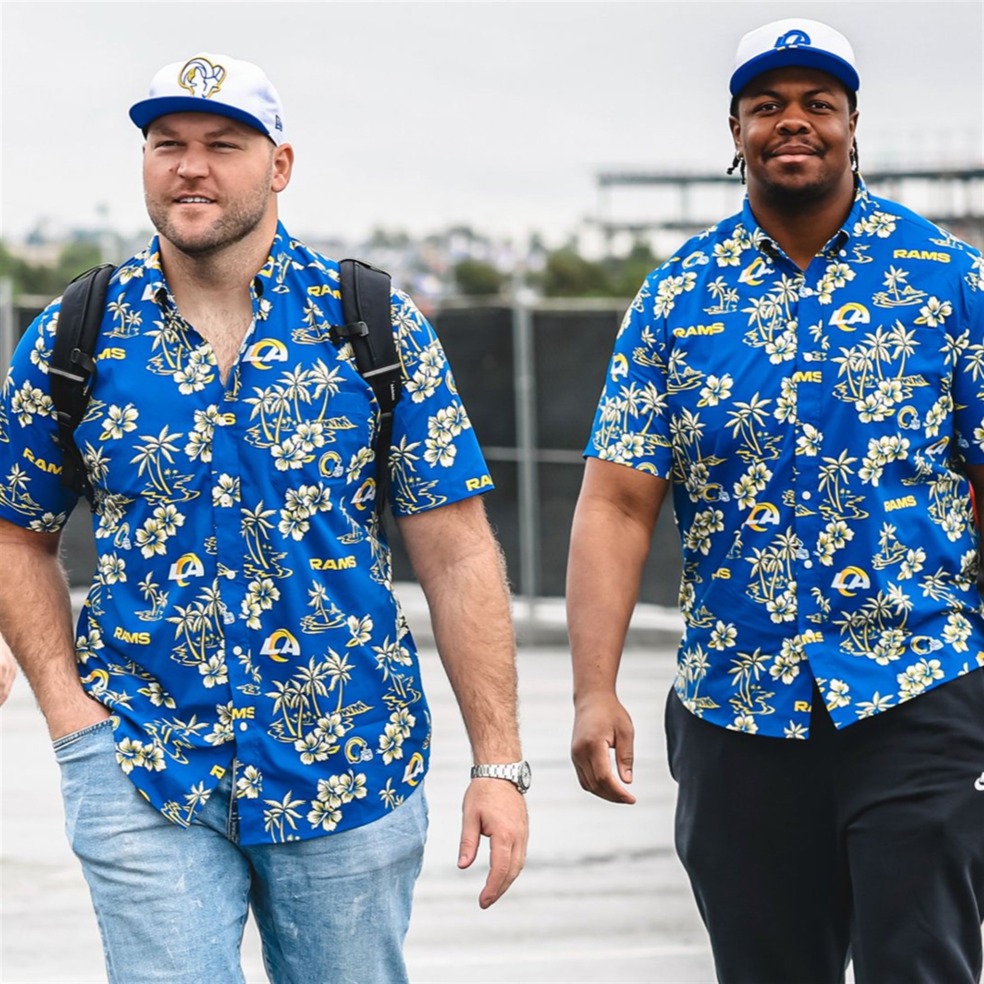 LA Rams Coach Ryan Wendell Hawaiian Shirt 5 LA Rams Coach Ryan Wendell Hawaiian Shirt 5