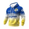 LA Rams EST 1936 Gradient Waffle Hoodie 1