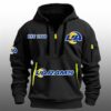 LA Rams EST 1960 Quarter Zip Hoodie