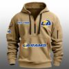LA Rams EST 1960 Quarter Zip Hoodie 4