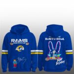 LA Rams x Bad Bunny Benito Bowl 2026 Hoodie