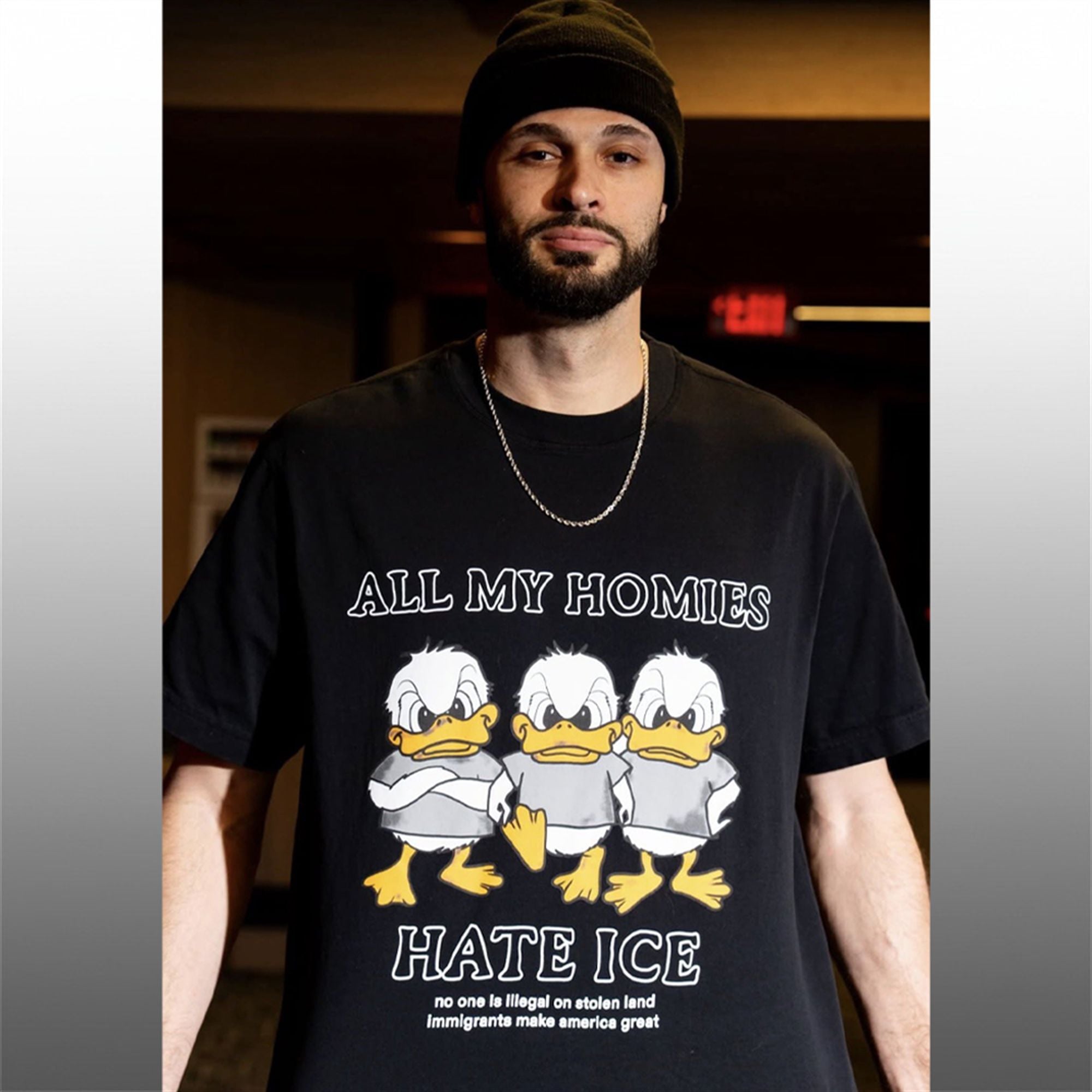 Larry Nance Jr All My Homies Hate ICE Shirt Larry Nance Jr All My Homies Hate ICE Shirt