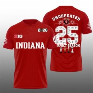 11 2026 Indiana Undefeated Perfect Season Signature Shirt
