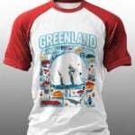 Men's Greenland Contrast Print T-shirt