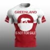 Men's Retro Greenland Not For Sale Print Raglan Sleeve T-shirt 5 Mens Retro Greenland Not For Sale Print Raglan Sleeve T shirt 1