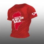 Men's Retro Greenland Not For Sale Printed Casual T-shirt